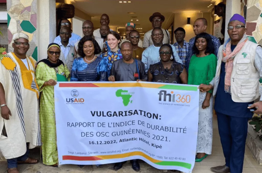 Vulgarisation de l’indice de durabilité des OSC 2021: le Cenafod présente le rapport